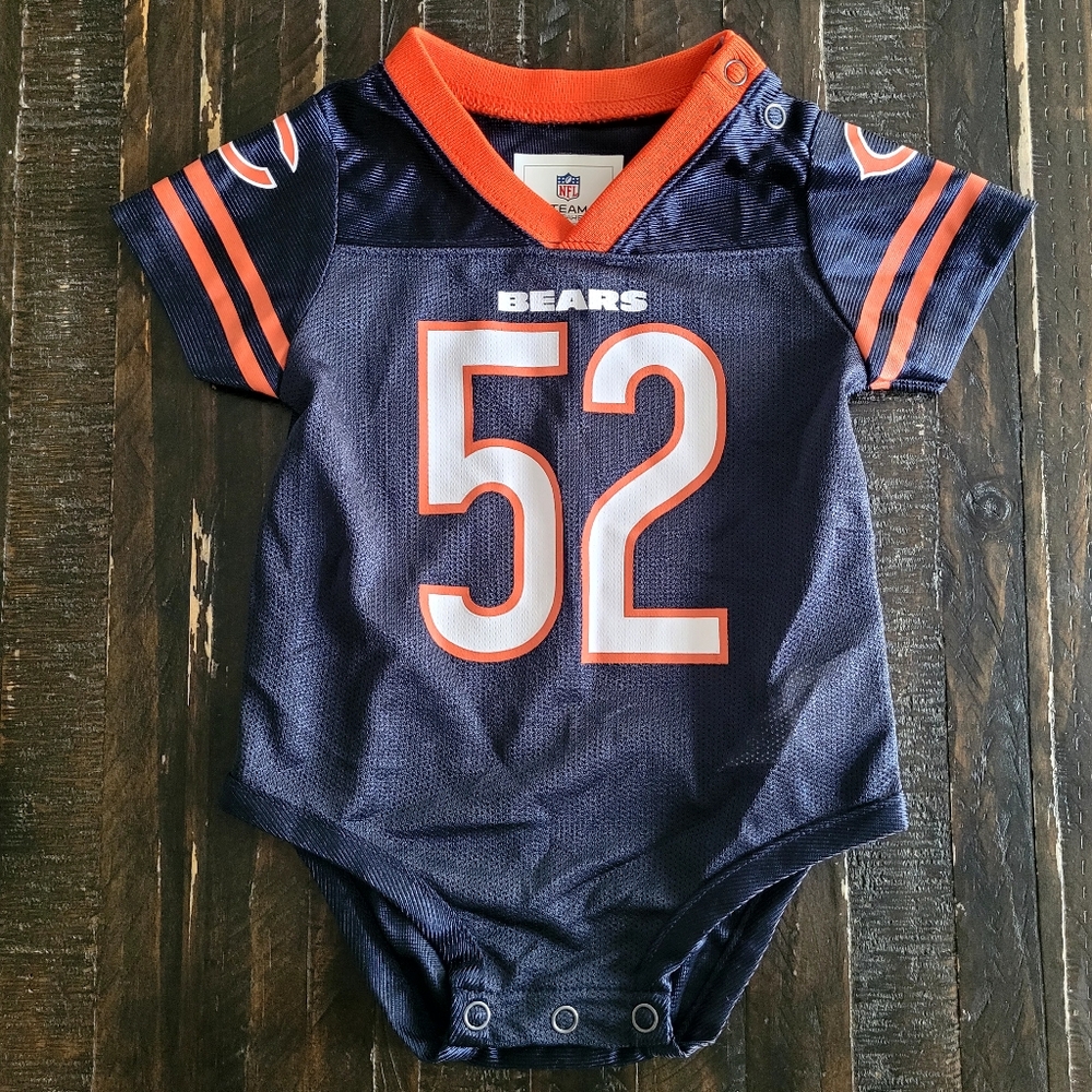 Chicago Bears NFL Player Mack Infant Bodysuit Size 3-6M